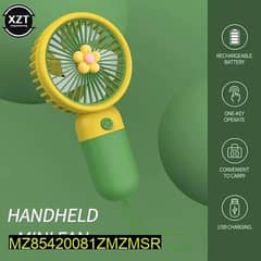 Mini Portable Rechargeable Fan Sms Only