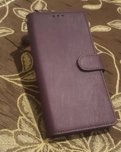 Tecno Spark 20 pro case - Purple - PU Leather - New