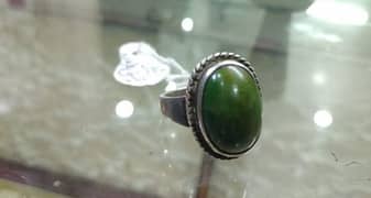 Natural Hussaini feroza silver ring