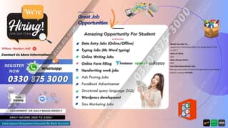 Data Entry Jobs & Assignment Work without  Members Add Daily payout