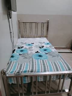 iron steel bed