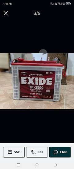 Exude tall tubular battery Tr. 2500