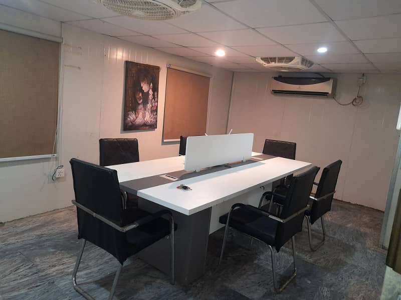 Fully furnished office available for rent in F-8/1 Allah wali market 2