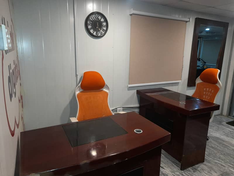 Fully furnished office available for rent in F-8/1 Allah wali market 22