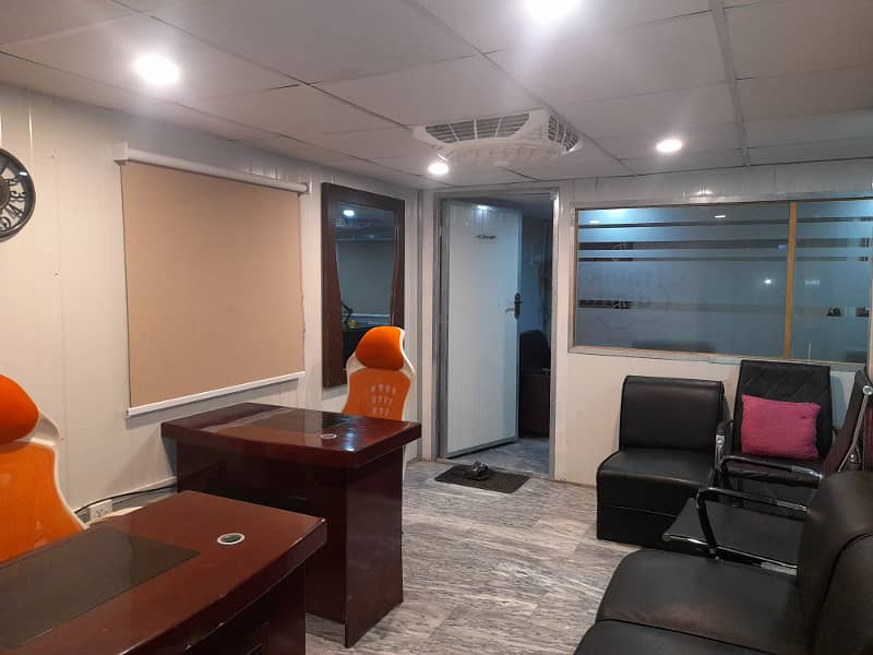 Fully furnished office available for rent in F-8/1 Allah wali market 23