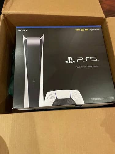 Sony PlayStation 5 Slim Digital Edition with 2 controllers 0