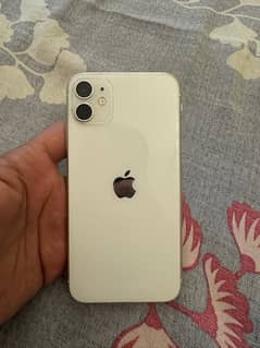 iPhone 11 64GB PTA Approved (both sim) white colour 0