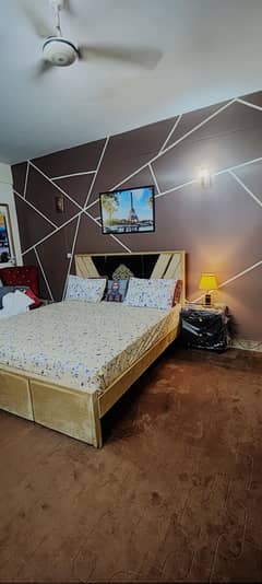 Per day 2 bed furnished flat for rent F-11 For couples family