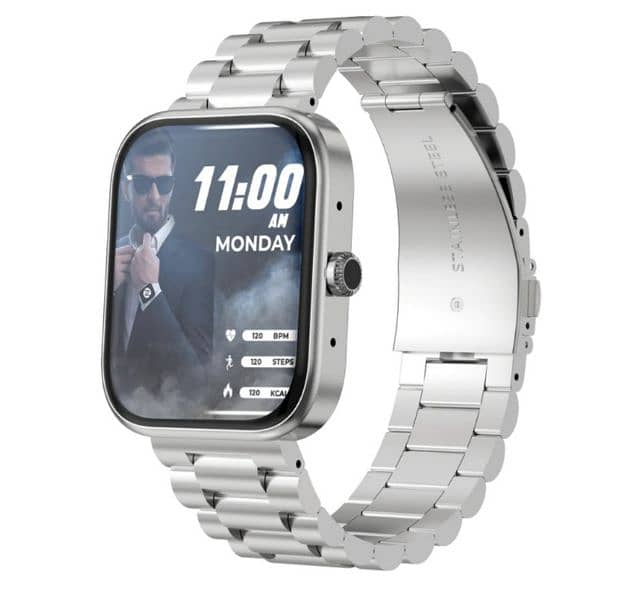 zero smart watch Meta smart watch metal body metal chain 2