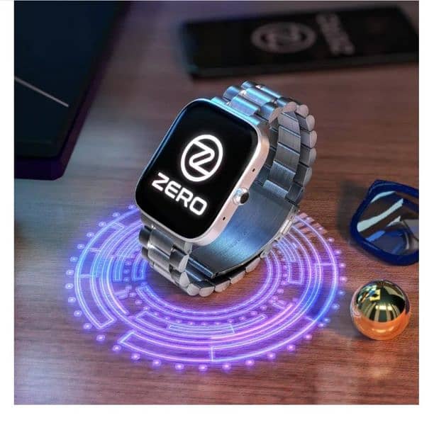 zero smart watch Meta smart watch metal body metal chain 3