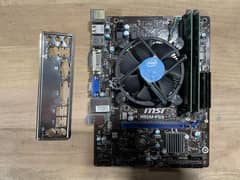 Miltary Class Mobo MSI H81M-P33 - core i7 4770 -8GB DDR3 Ram 20,000RS