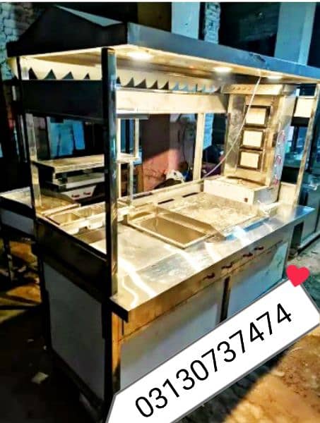 shawarma counter burger counter fries counter food cart fast food pizz 13