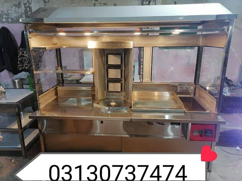 shawarma counter burger counter fries counter food cart fast food pizz 4