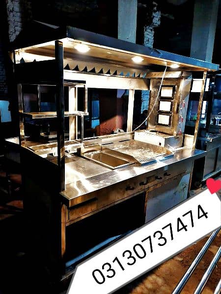 shawarma counter burger counter fries counter food cart fast food pizz 6