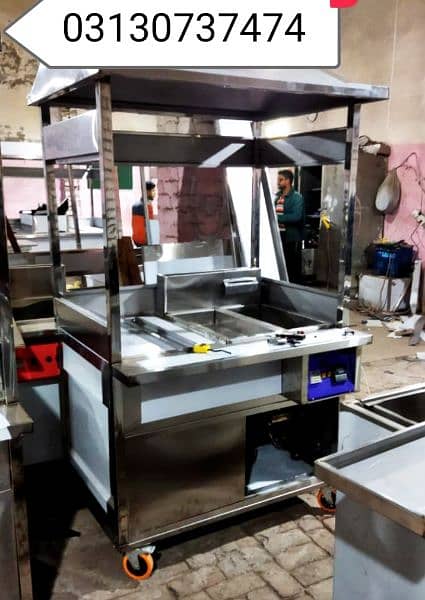 shawarma counter burger counter fries counter food cart fast food pizz 16