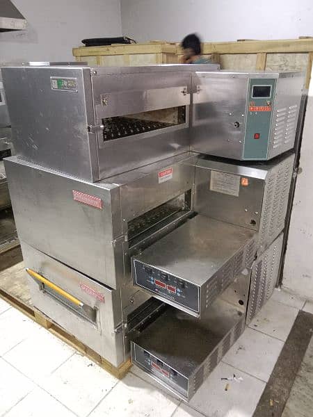 conveyor pizza oven dough roller dough machine fast food pizza restaur 4