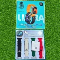 4 in 1 Straps Ultra Smart Watch