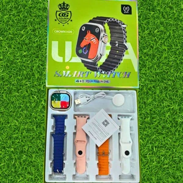 4 in 1 Straps Ultra Smart Watch 1