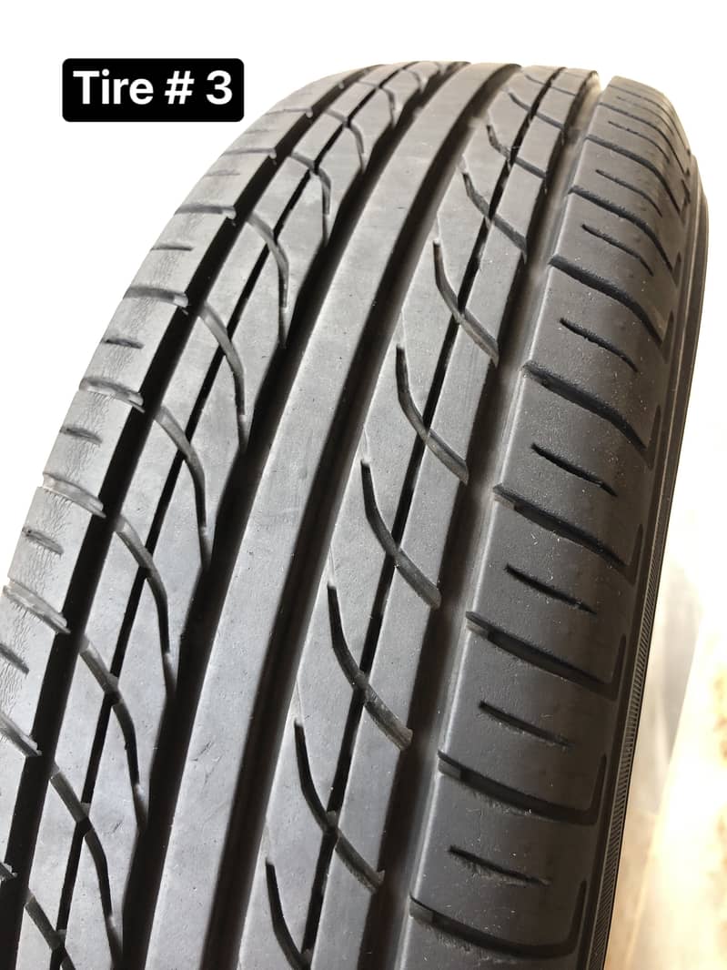 4tyres set 155/65R14 (YOKOHAMA)(condition 9/10) 7