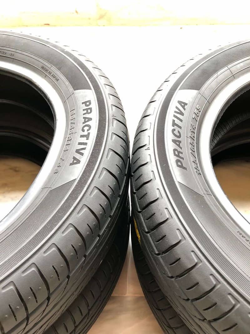 4tyres set 155/65R14 (YOKOHAMA)(condition 9/10) 13