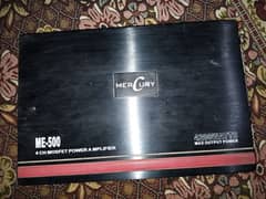 Mercury car amplifier Me-500 and Japanese speakers