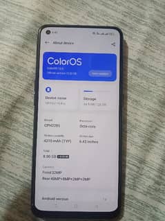 oppo f19 pro 8+(8) gb ram 128 gb rom