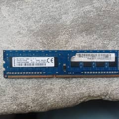 KINGSTON DDR 3 ram 4 gb 2piece only 3k 0