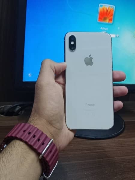 Iphone X white, PTA approvd, 256GB 1