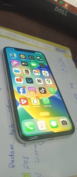 Iphone X white, PTA approvd, 256GB 2