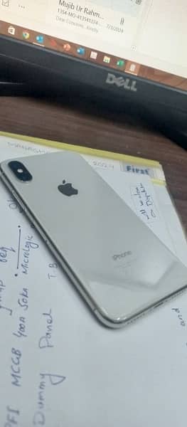 Iphone X white, PTA approvd, 256GB 3