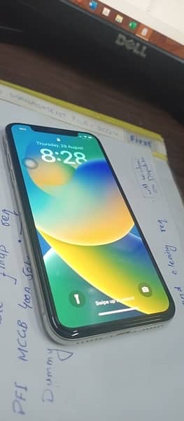 Iphone X white, PTA approvd, 256GB 4