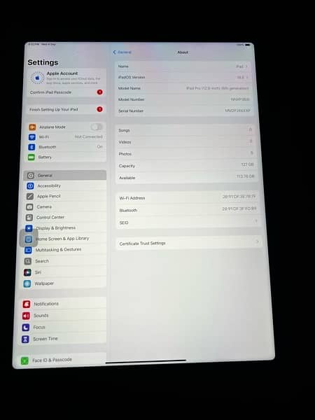 iPad pro 12.9 6th gen M2 exchange iphone 1