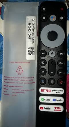 TCL orignal smart  LED remote