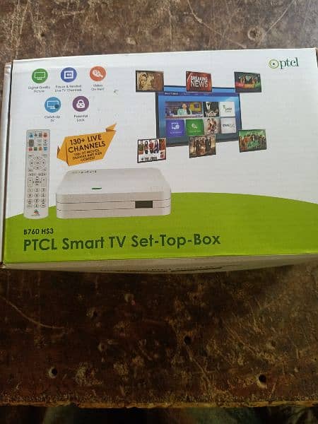 PTCL new android box for sale 0