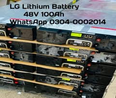 LG Lithium Battery 48v 126Ah Available Limited Stock