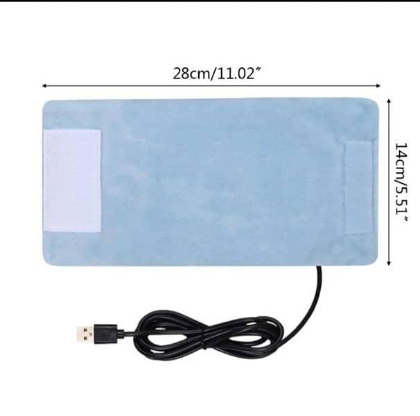 Portable USB feeder Warmer ND heating pad for traveling 2