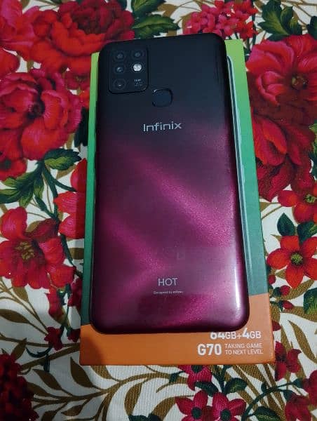 Infinix hot 10 with box seld set 1