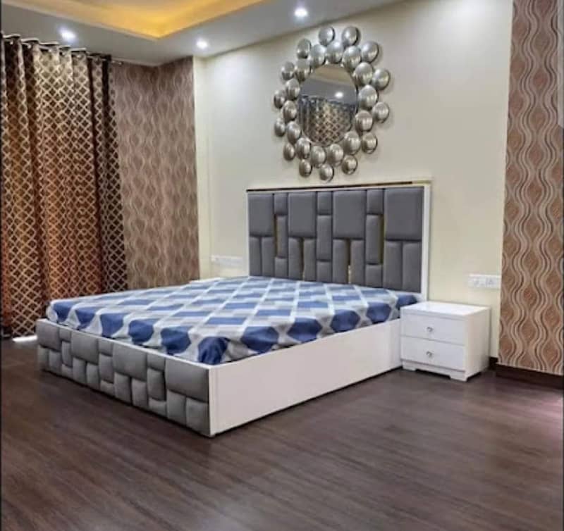 Poshish bed\Bed set\double bed\king size bed\Luxury bed 8