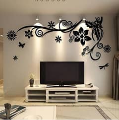 Romantic Wooden wall flower decorations.