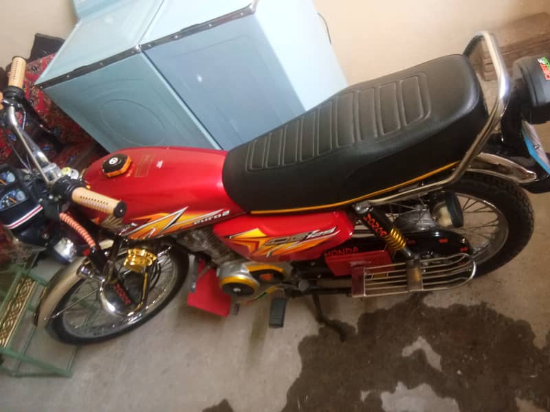 Honda 125 2021 lush condition rabta no 03466389064 8