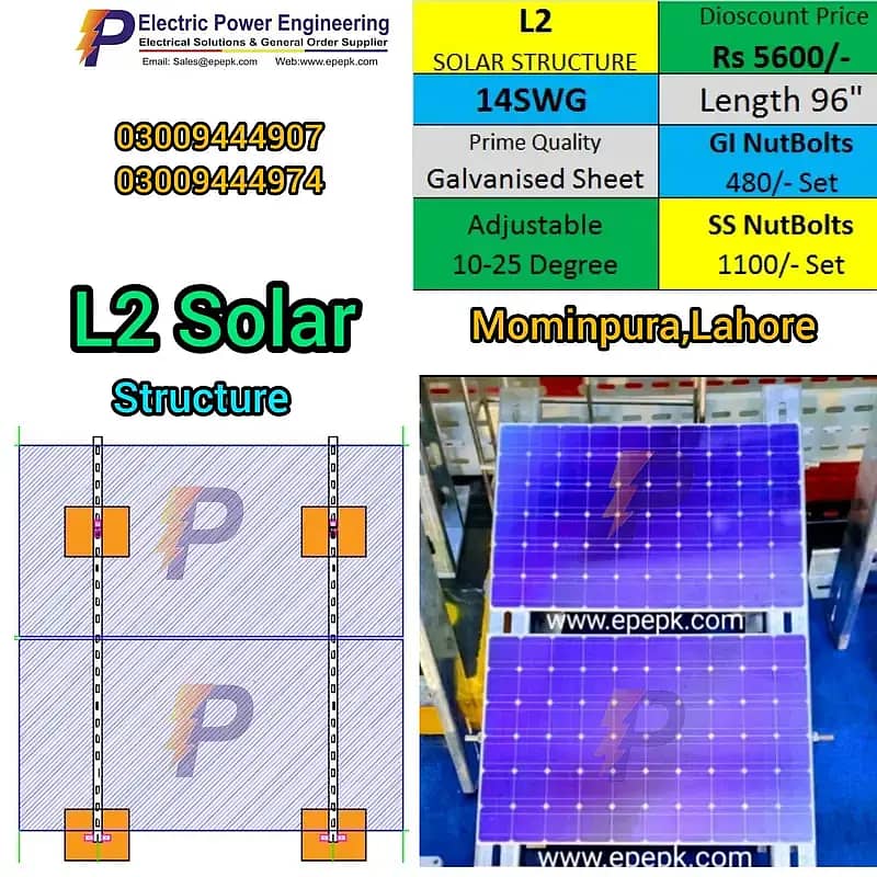 Solar Stands | Solar Structuer | L2 L3 L4 Solar stands | Industrial 5