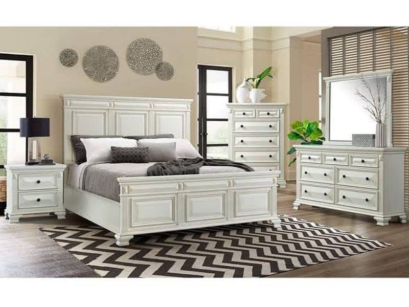 king size bed set, double bed set, sheesham wood bed set, furniture 15