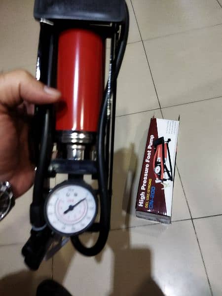 Double Cylinder Bike Foot Pump Hand Pump Air Pump Air  Car Bik 11