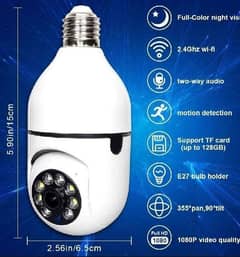 Security Camera , CCTV Camera , Mini PTZ full HD Camera with Bulb