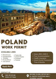 Work permit Available