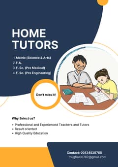 Home Tutor available