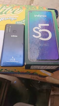 Infinix S5 4 64 with box official approve exchange with samsung not 10