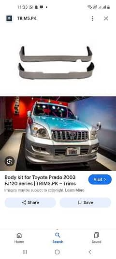 prado 2003 to 2008 body kit for sale