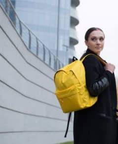 City backpack model: yellow