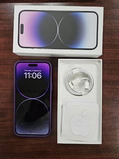 iphone 14 pro max 256 gb UK. pta approved. deep purple 10/10